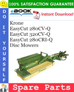 Krone EasyCut 280CV-Q, EasyCut 320CV-Q, EasyCut 280CRI-Q Disc Mowers