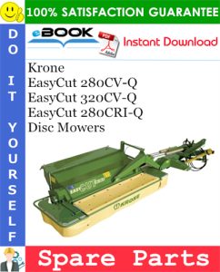 Krone EasyCut 280CV-Q, EasyCut 320CV-Q, EasyCut 280CRI-Q Disc Mowers