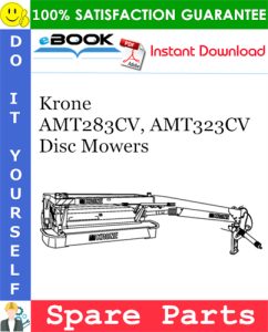 Krone AMT283CV, AMT323CV Disc Mowers Spare Parts Catalog