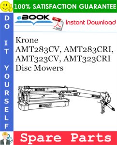 Krone AMT283CV, AMT283CRI, AMT323CV, AMT323CRI Disc Mowers