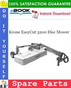 Krone EasyCut 3200 Disc Mower Spare Parts Catalog