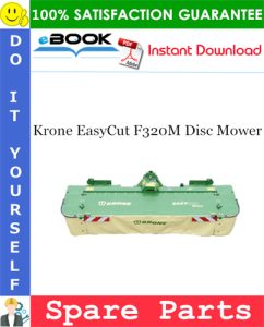 Krone EasyCut F320M Disc Mower Spare Parts Catalog