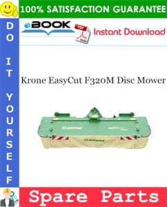 Krone EasyCut F320M Disc Mower Spare Parts Catalog