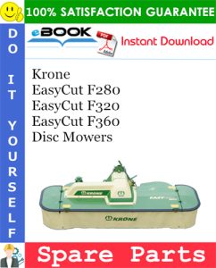 Krone EasyCut F280, EasyCut F320, EasyCut F360 Disc Mowers