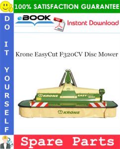 Krone EasyCut F320CV Disc Mower Spare Parts Catalog