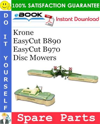 Krone EasyCut B890, EasyCut B970 Disc Mowers Spare Parts Catalog