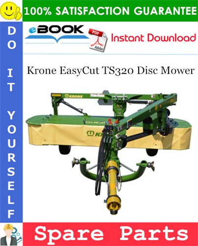 Krone EasyCut TS320 Disc Mower Spare Parts Catalog