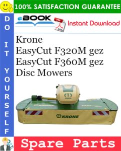 Krone EasyCut F320M gez, EasyCut F360M gez Disc Mowers