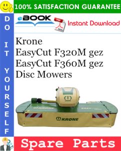 Krone EasyCut F320M gez, EasyCut F360M gez Disc Mowers