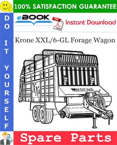 Krone XXL/6-GL Forage Wagon Spare Parts Catalog