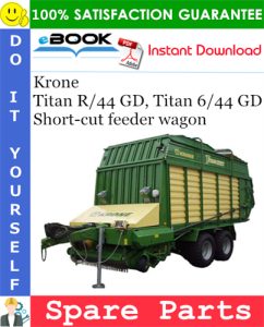 Krone Titan R/44 GD, Titan 6/44 GD Short-cut feeder wagon