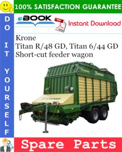 Krone Titan R/48 GD, Titan 6/44 GD Short-cut feeder wagon