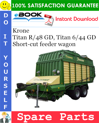 Krone Titan R/48 GD, Titan 6/44 GD Short-cut feeder wagon