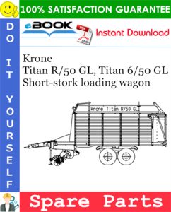 Krone Titan R/50 GL, Titan 6/50 GL Short-stork loading wagon