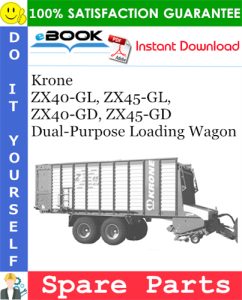 Krone ZX40-GL, ZX45-GL, ZX40-GD, ZX45-GD Dual-Purpose Loading Wagon