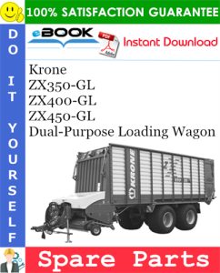 Krone ZX350-GL, ZX400-GL, ZX450-GL Dual-Purpose Loading Wagon