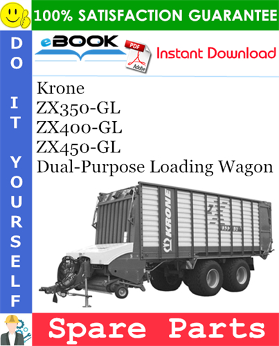 Krone ZX350-GL, ZX400-GL, ZX450-GL Dual-Purpose Loading Wagon