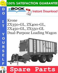 Krone ZX350-GL, ZX400-GL, ZX450-GL, ZX550-GL Dual-Purpose Loading Wagon