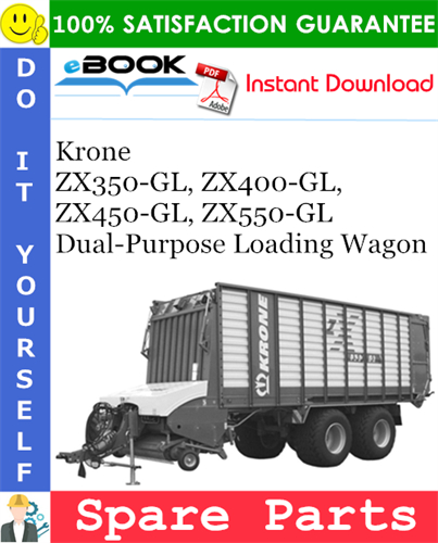 Krone ZX350-GL, ZX400-GL, ZX450-GL, ZX550-GL Dual-Purpose Loading Wagon