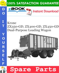 Krone ZX350-GD, ZX400-GD, ZX450-GD Dual-Purpose Loading Wagon