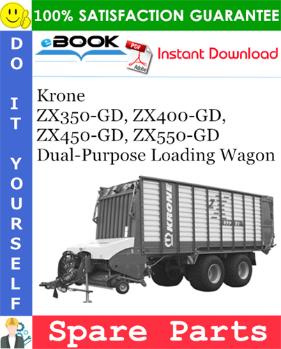 Krone ZX350-GD, ZX400-GD, ZX450-GD, ZX550-GD Dual-Purpose Loading Wagon