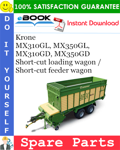 Krone MX310GL, MX350GL, MX310GD, MX350GD
