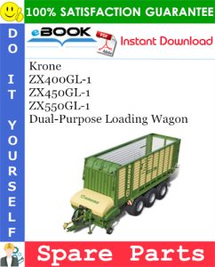 Krone ZX400GL-1, ZX450GL-1, ZX550GL-1 Dual-Purpose Loading Wagon