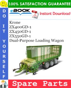 Krone ZX400GD-1, ZX450GD-1, ZX550GD-1 Dual-Purpose Loading Wagon