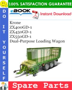 Krone ZX400GD-1, ZX450GD-1, ZX550GD-1 Dual-Purpose Loading Wagon