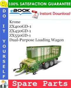 Krone ZX400GD-1, ZX450GD-1, ZX550GD-1 Dual-Purpose Loading Wagon