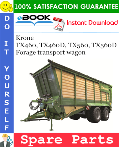 Krone TX460, TX460D, TX560, TX560D Forage transport wagon