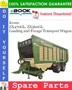 Krone ZX470GL, ZX560GL Loading and Forage Transport Wagon