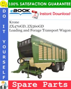 Krone ZX470GD, ZX560GD Loading and Forage Transport Wagon