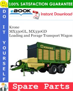 Krone MX330GL, MX330GD Loading and Forage Transport Wagon