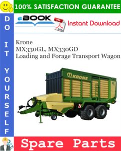 Krone MX330GL, MX330GD Loading and Forage Transport Wagon