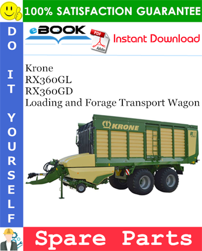 Krone RX360GL, RX360GD Loading and Forage Transport Wagon