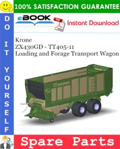 Krone ZX430GD - TT405-11 Loading and Forage Transport Wagon
