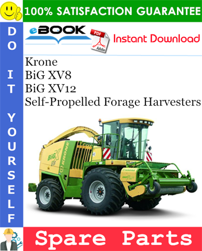 Krone BiG XV8, BiG XV12 Self-Propelled Forage Harvesters