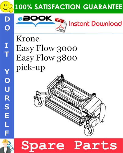 Krone Easy Flow 3000, Easy Flow 3800 pick-up Spare Parts Catalog