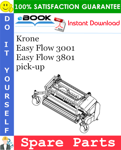 Krone Easy Flow 3001, Easy Flow 3801 pick-up Spare Parts Catalog