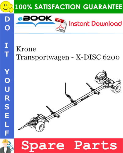 Krone Transportwagen - X-DISC 6200 Spare Parts Catalog