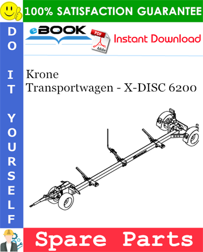 Krone Transportwagen - X-DISC 6200 Spare Parts Catalog