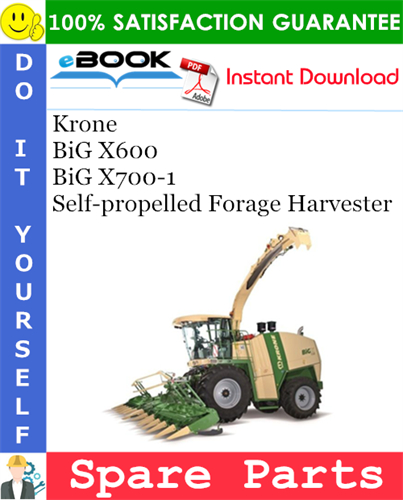 Krone BiG X600, BiG X700-1 Self-propelled Forage Harvester