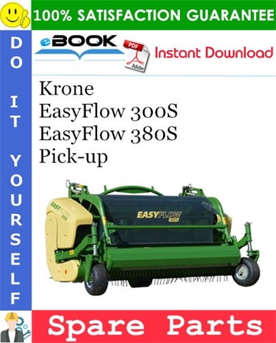 Krone EasyFlow 300S, EasyFlow 380S Pick-up Spare Parts Catalog