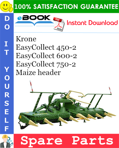 Krone EasyCollect 450-2, EasyCollect 600-2, EasyCollect 750-2 Maize header