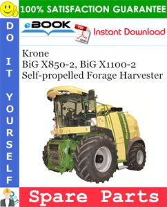Krone BiG X850-2, BiG X1100-2 Self-propelled Forage Harvester