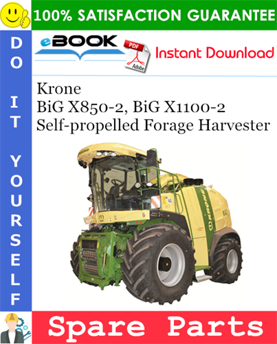 Krone BiG X850-2, BiG X1100-2 Self-propelled Forage Harvester
