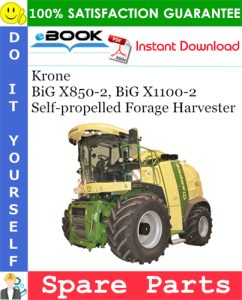 Krone BiG X850-2, BiG X1100-2 Self-propelled Forage Harvester
