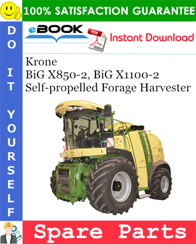 Krone BiG X850-2, BiG X1100-2 Self-propelled Forage Harvester