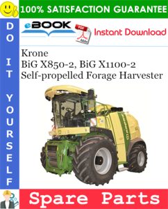 Krone BiG X850-2, BiG X1100-2 Self-propelled Forage Harvester